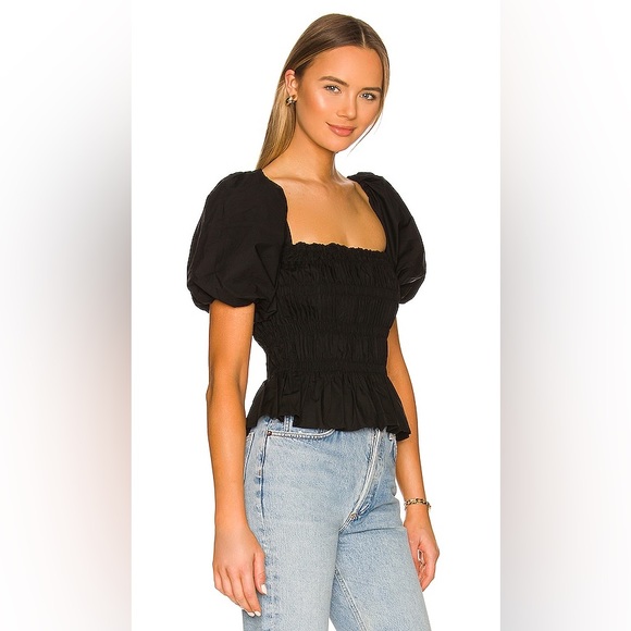 Revolve ASTR The Label Savina Top in Black (NWOT) - Picture 2 of 8